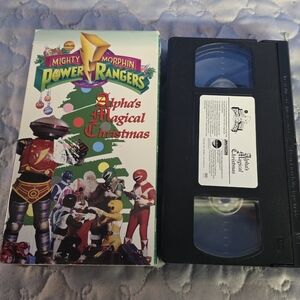 PB2 Mighty Morphin Power Rangers Alpha's Magical Christmas VHS Movie MMPR 42014